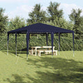 vidaXL Namiot Imprezowy Niebieski 400 x 400 x 266 cm Polietylen i Stal