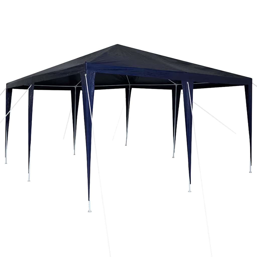 vidaXL Namiot Imprezowy Niebieski 400 x 400 x 266 cm Polietylen i Stal