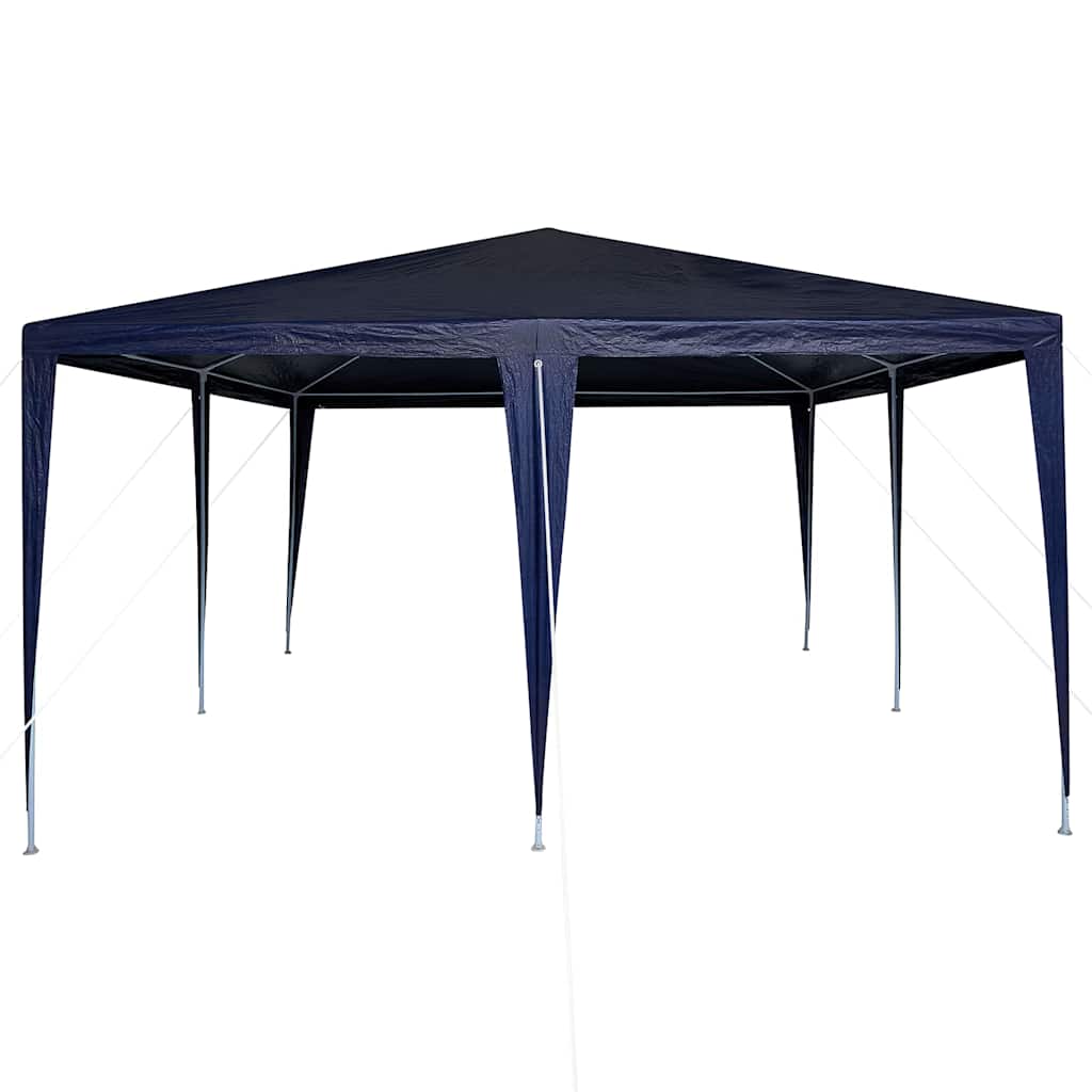 vidaXL Namiot Imprezowy Niebieski 400 x 400 x 266 cm Polietylen i Stal