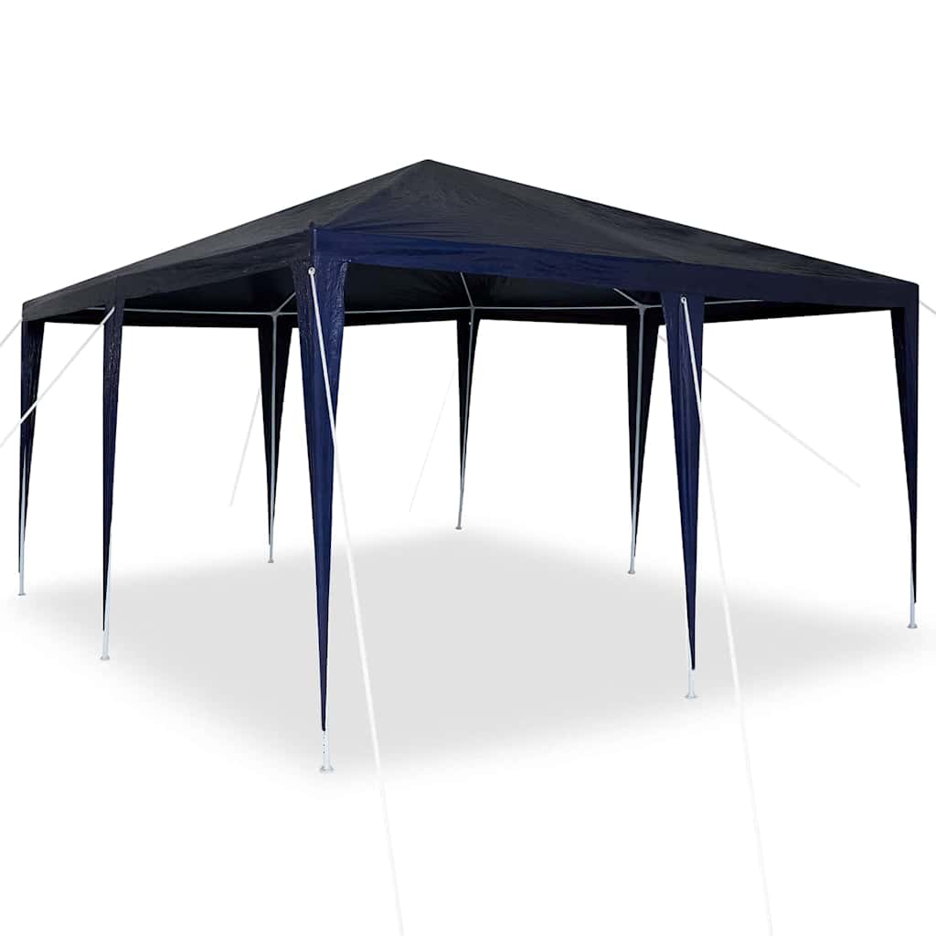 vidaXL Namiot Imprezowy Niebieski 400 x 400 x 266 cm Polietylen i Stal