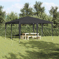 vidaXL Namiot Imprezowy Antracyt 400 x 400 x 266 cm Polietylen i Stal