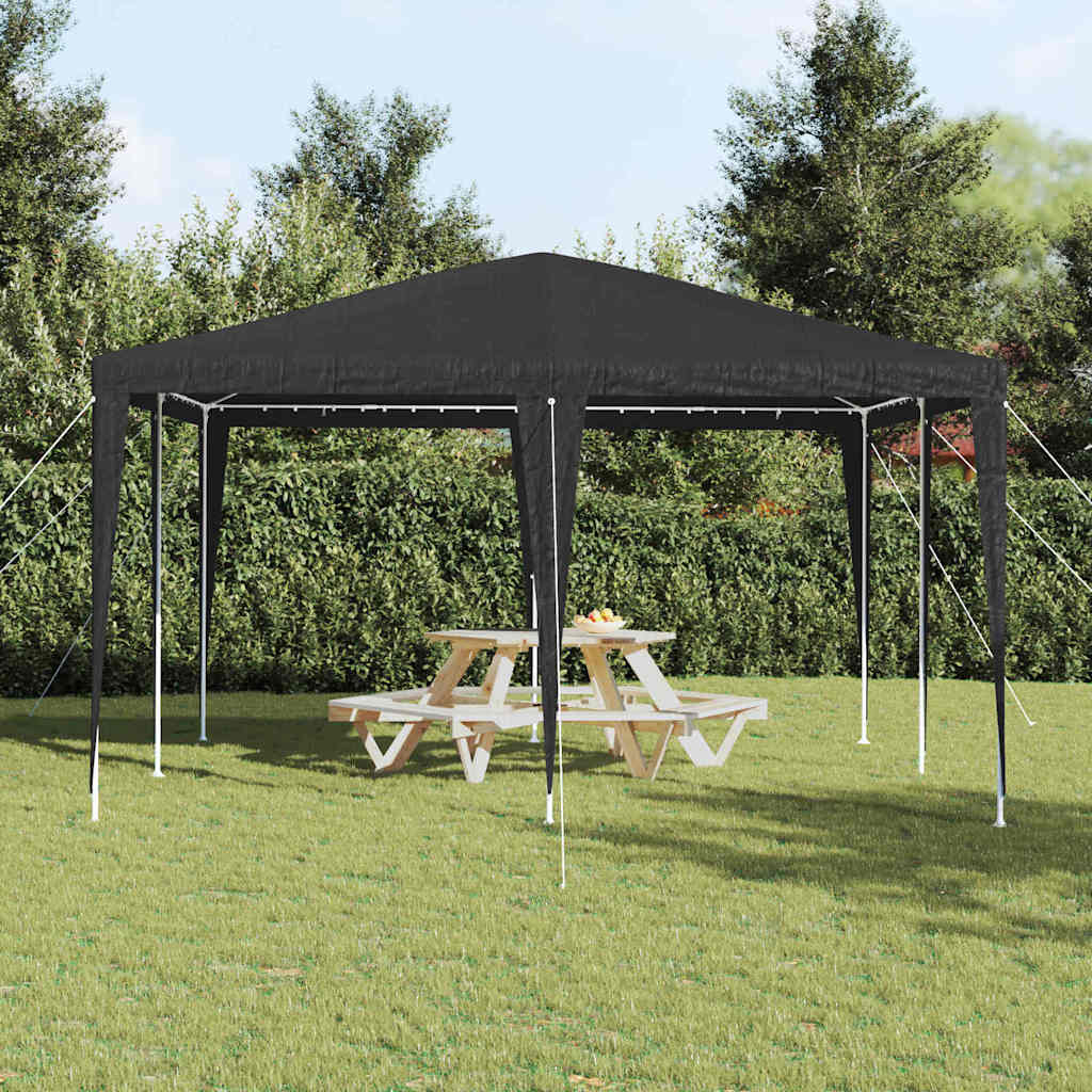 vidaXL Namiot Imprezowy Antracyt 400 x 400 x 266 cm Polietylen i Stal