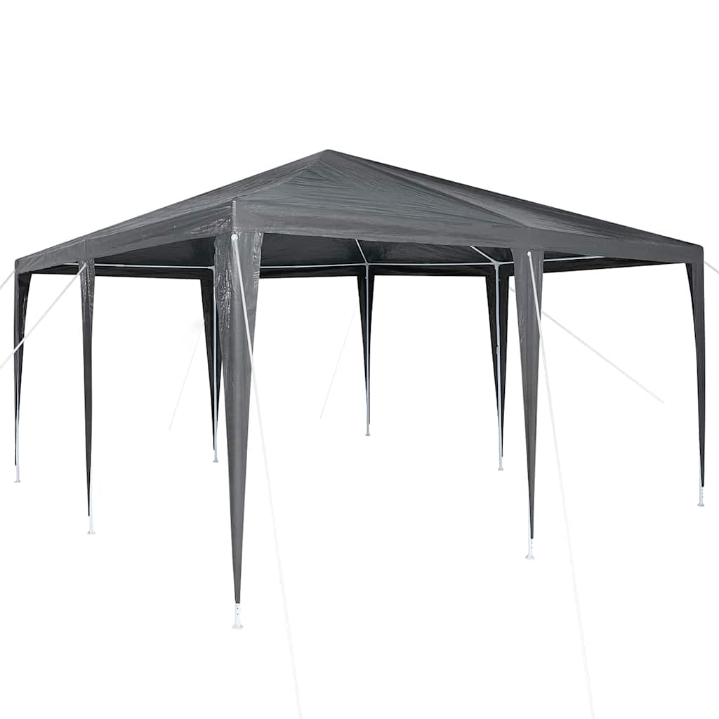 vidaXL Namiot Imprezowy Antracyt 400 x 400 x 266 cm Polietylen i Stal