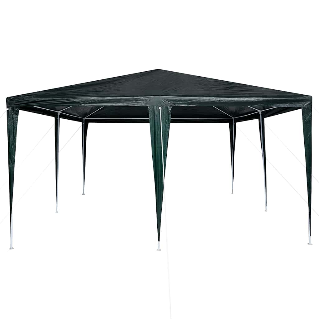 vidaXL Namiot Imprezowy Zielony 400 x 400 x 266 cm Polietylen i Stal