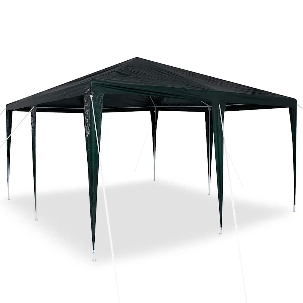 vidaXL Namiot Imprezowy Zielony 400 x 400 x 266 cm Polietylen i Stal