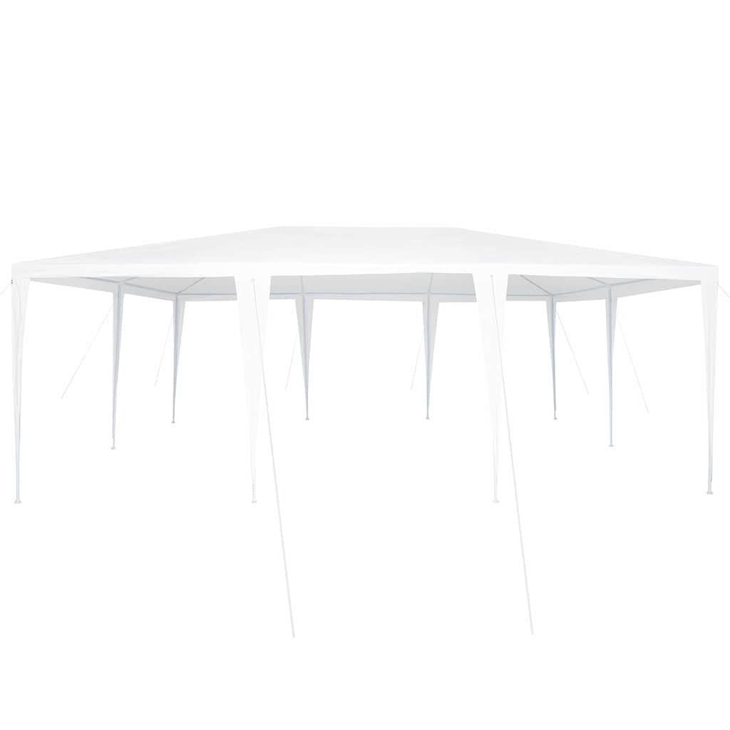 vidaXL Namiot Imprezowy Biały 600 x 400 x 266 cm Polietylen i Stal