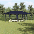 vidaXL Namiot Imprezowy Niebieski 600 x 400 x 266 cm Polietylen i Stal