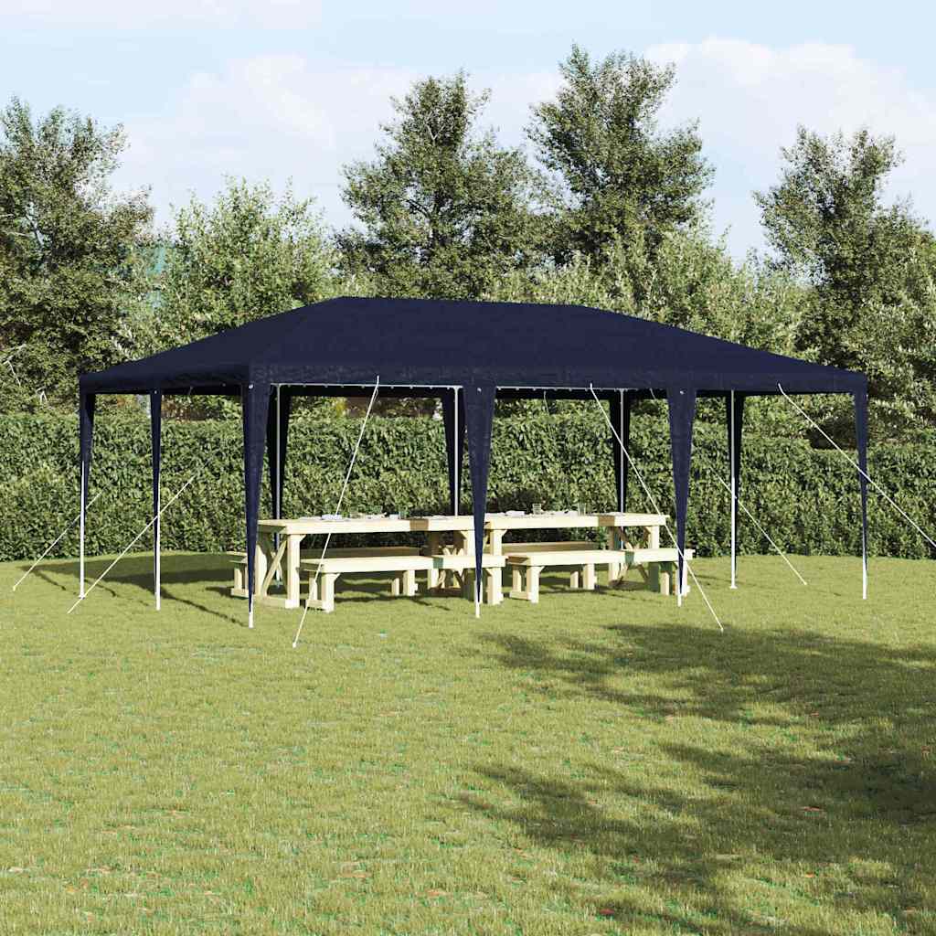 vidaXL Namiot Imprezowy Niebieski 600 x 400 x 266 cm Polietylen i Stal