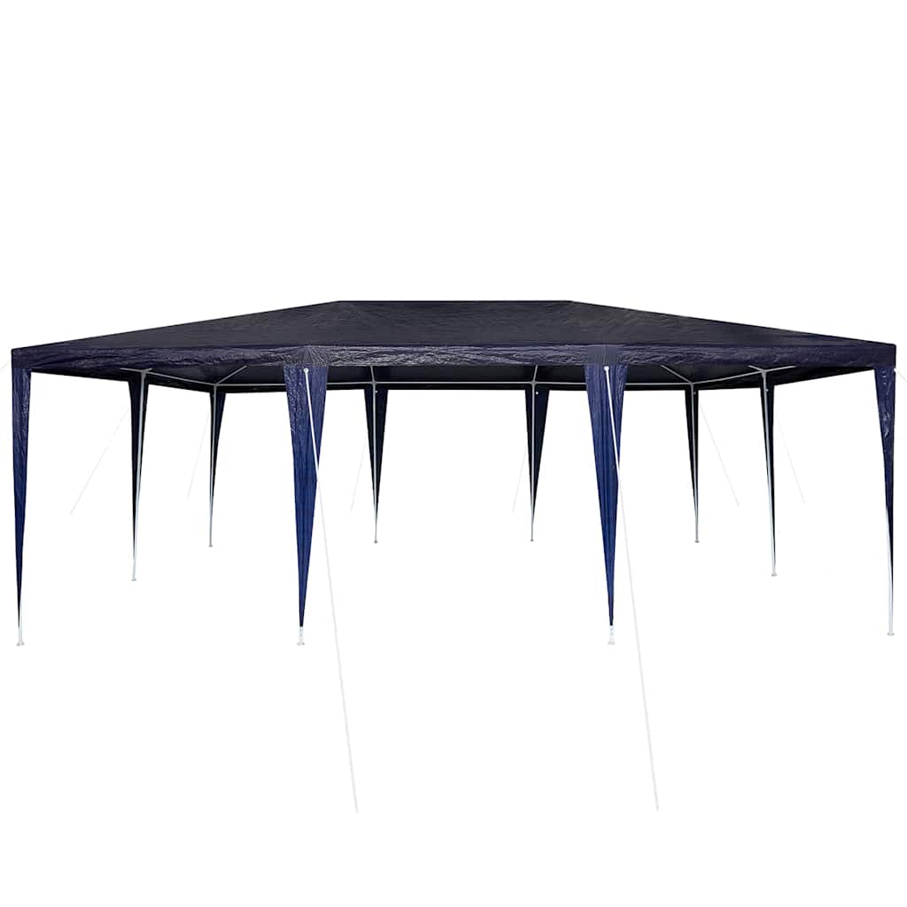 vidaXL Namiot Imprezowy Niebieski 600 x 400 x 266 cm Polietylen i Stal
