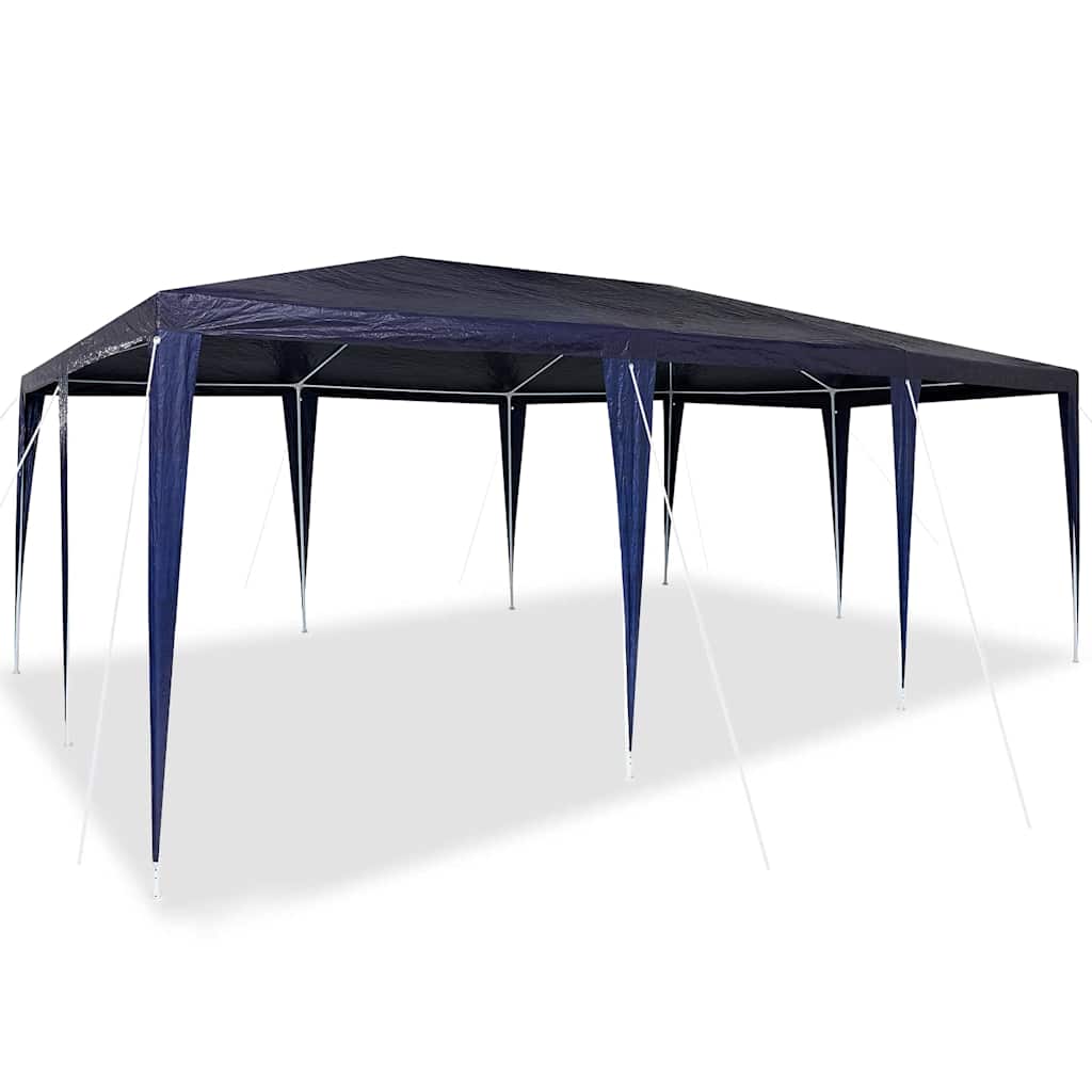 vidaXL Namiot Imprezowy Niebieski 600 x 400 x 266 cm Polietylen i Stal