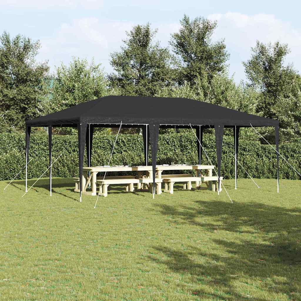 vidaXL Namiot Imprezowy Antracyt 600 x 400 x 266 cm Polietylen i Stal
