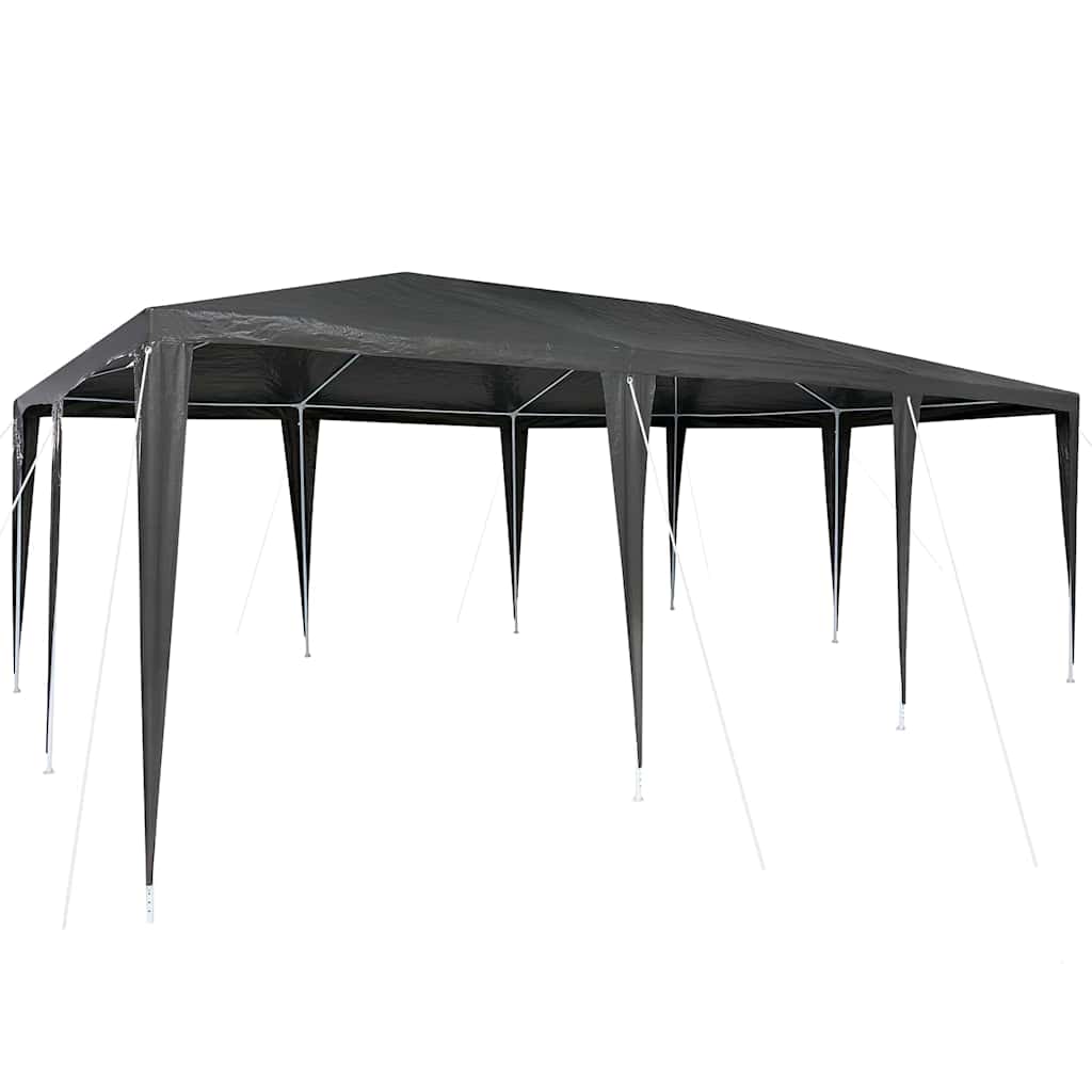 vidaXL Namiot Imprezowy Antracyt 600 x 400 x 266 cm Polietylen i Stal