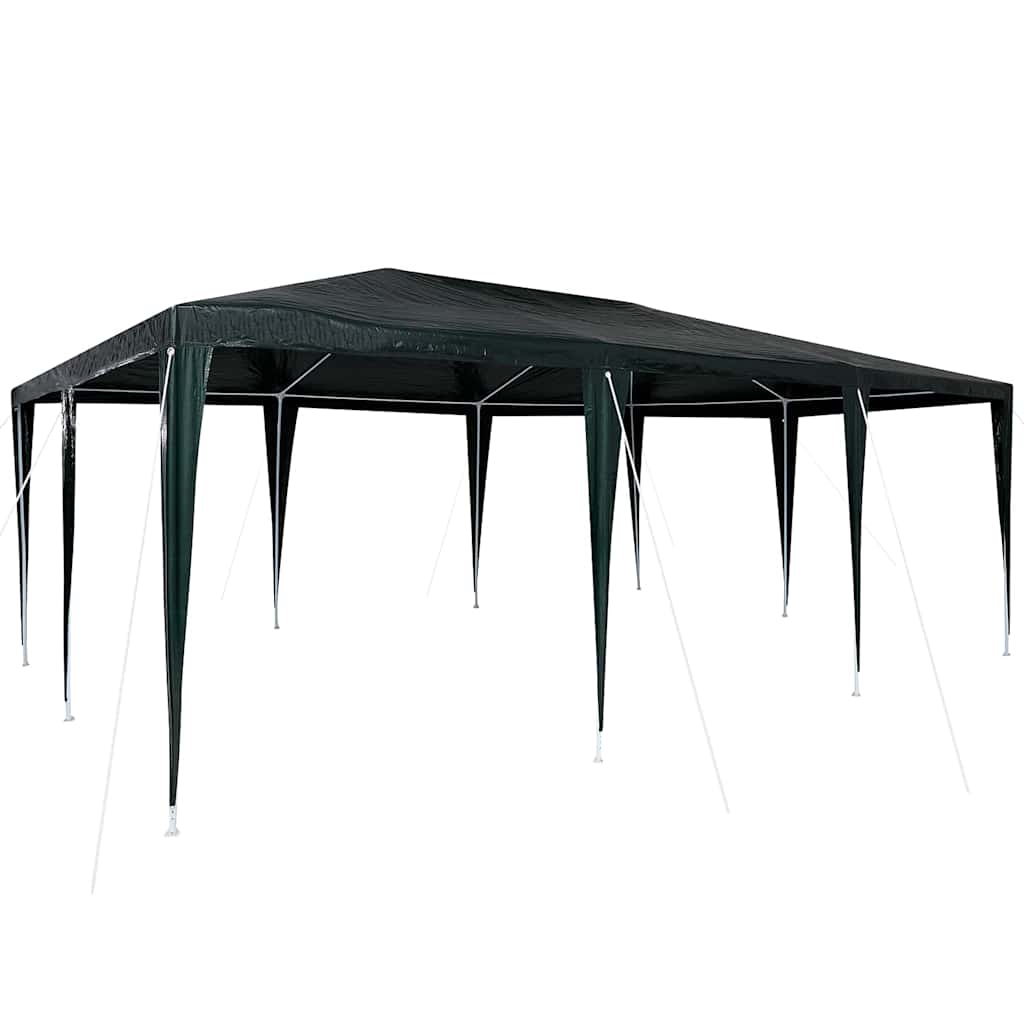vidaXL Namiot Imprezowy Zielony 600 x 400 x 266 cm Polietylen i Stal
