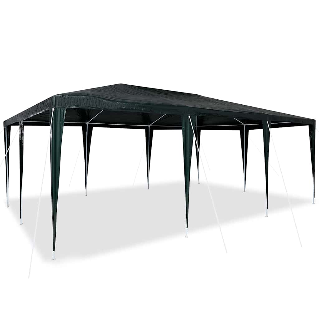vidaXL Namiot Imprezowy Zielony 600 x 400 x 266 cm Polietylen i Stal