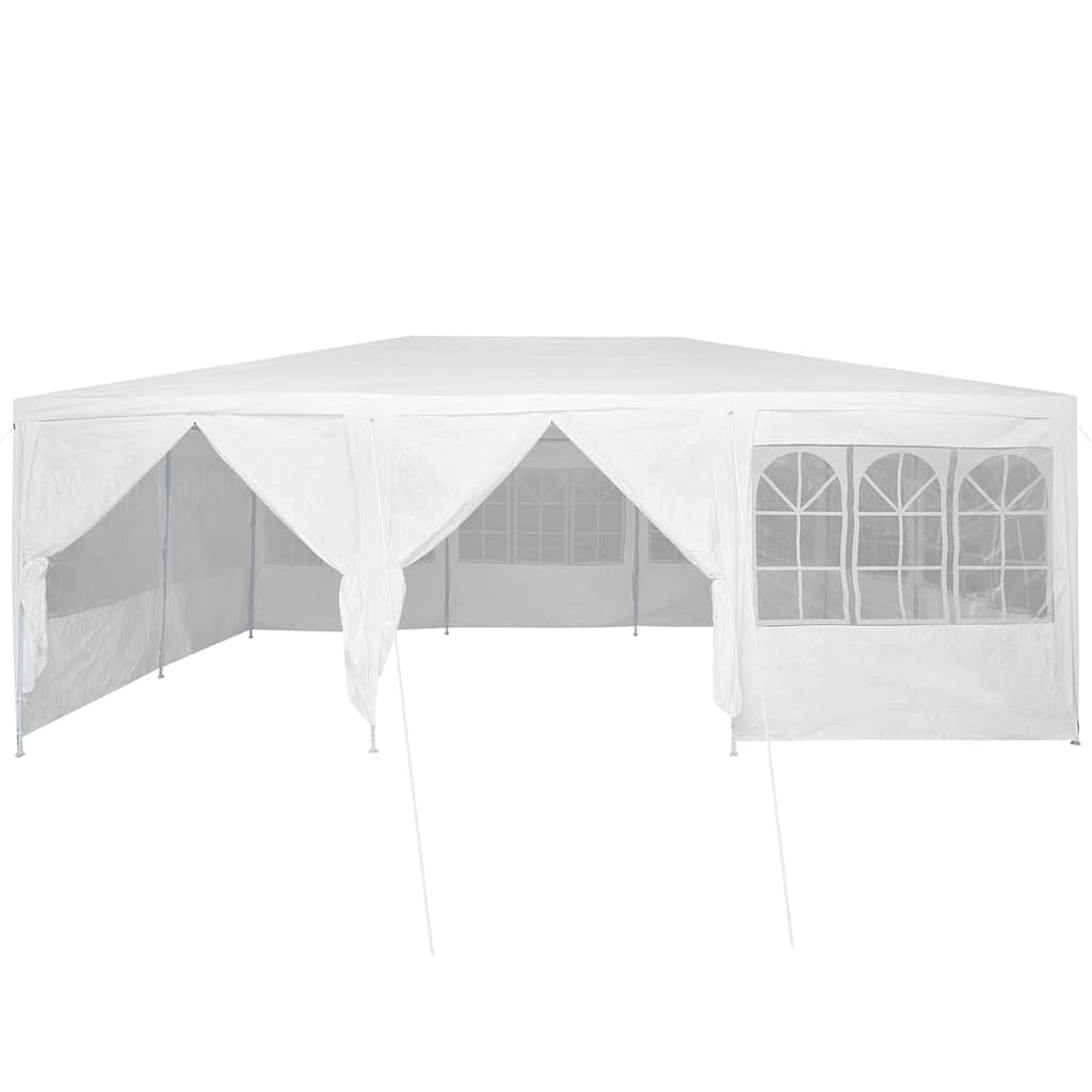 vidaXL Namiot Imprezowy Biały 600 x 400 x 266 cm Polietylen