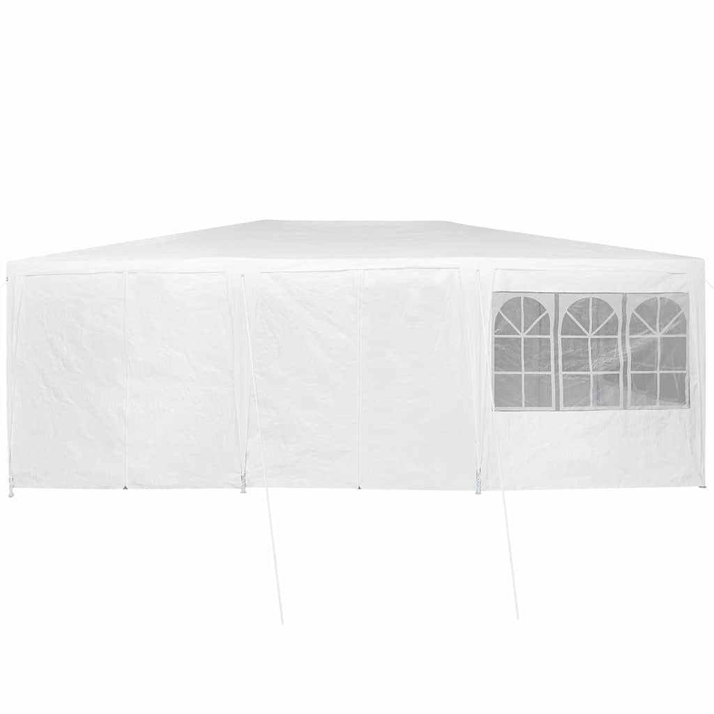 vidaXL Namiot Imprezowy Biały 600 x 400 x 266 cm Polietylen
