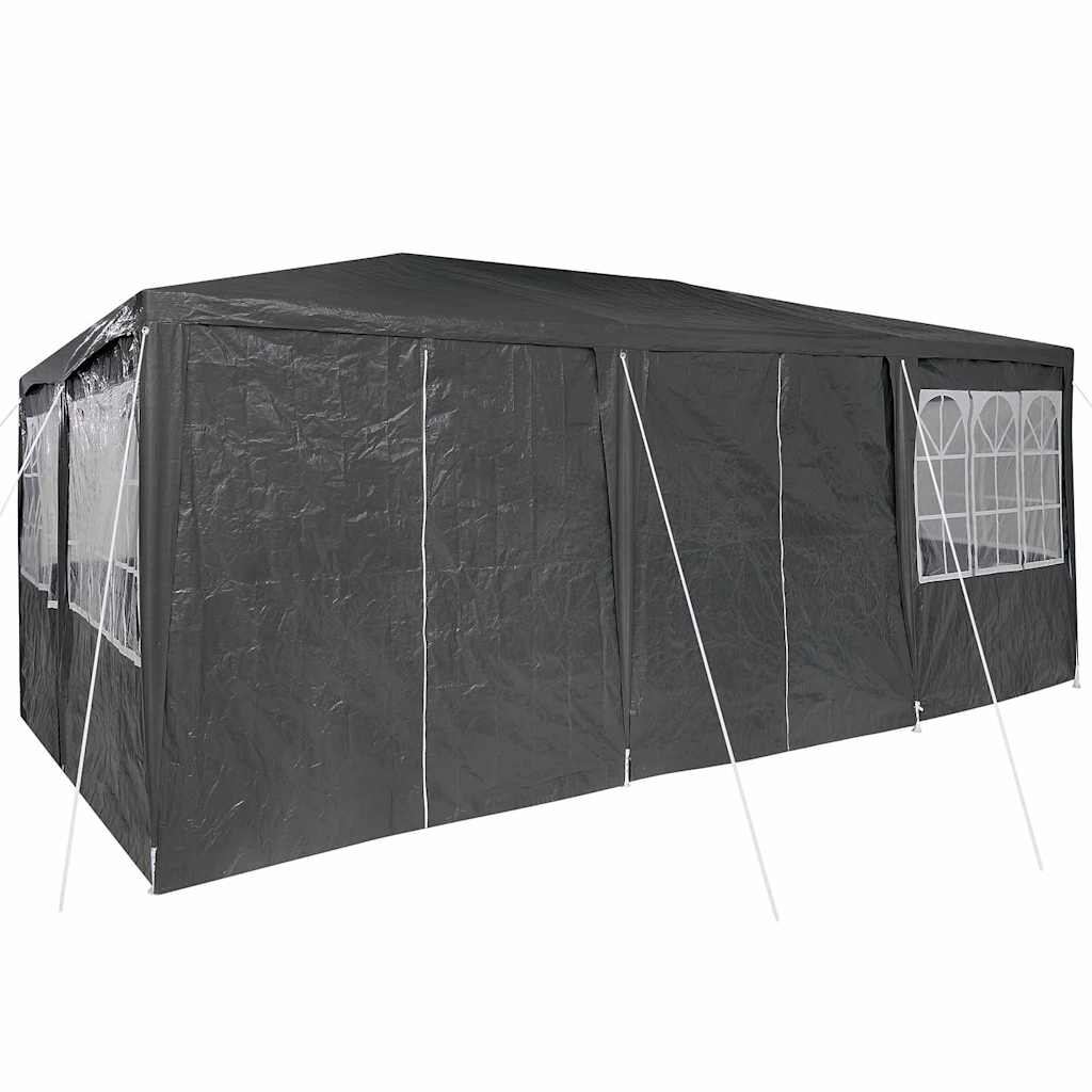 vidaXL Namiot Imprezowy Antracyt 600 x 400 x 266 cm Polietylen