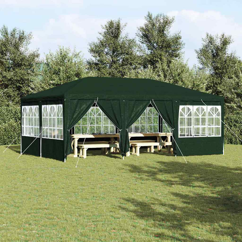 vidaXL Namiot Imprezowy Zielony 600 x 400 x 266 cm Polietylen