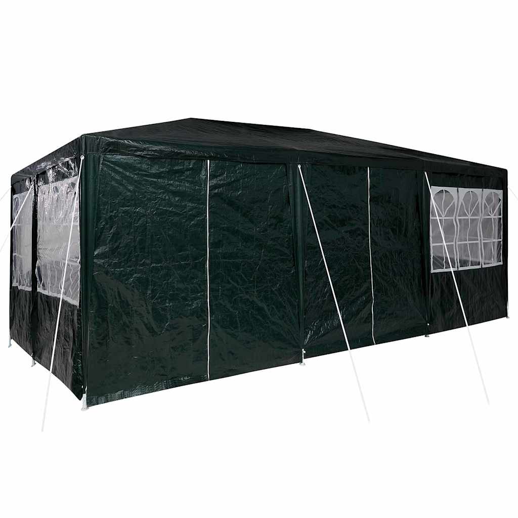 vidaXL Namiot Imprezowy Zielony 600 x 400 x 266 cm Polietylen