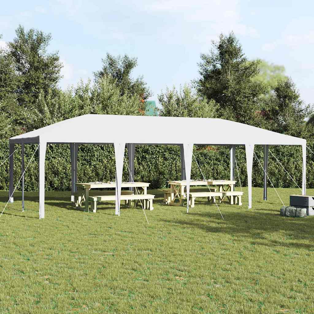 vidaXL Namiot Imprezowy Biały 800 x 400 x 266 cm Polietylen i Stal