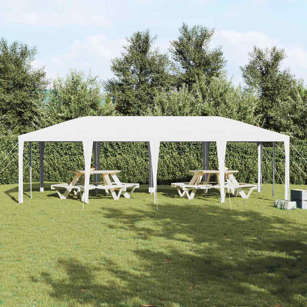 vidaXL Namiot Imprezowy Biały 800 x 400 x 266 cm Polietylen i Stal