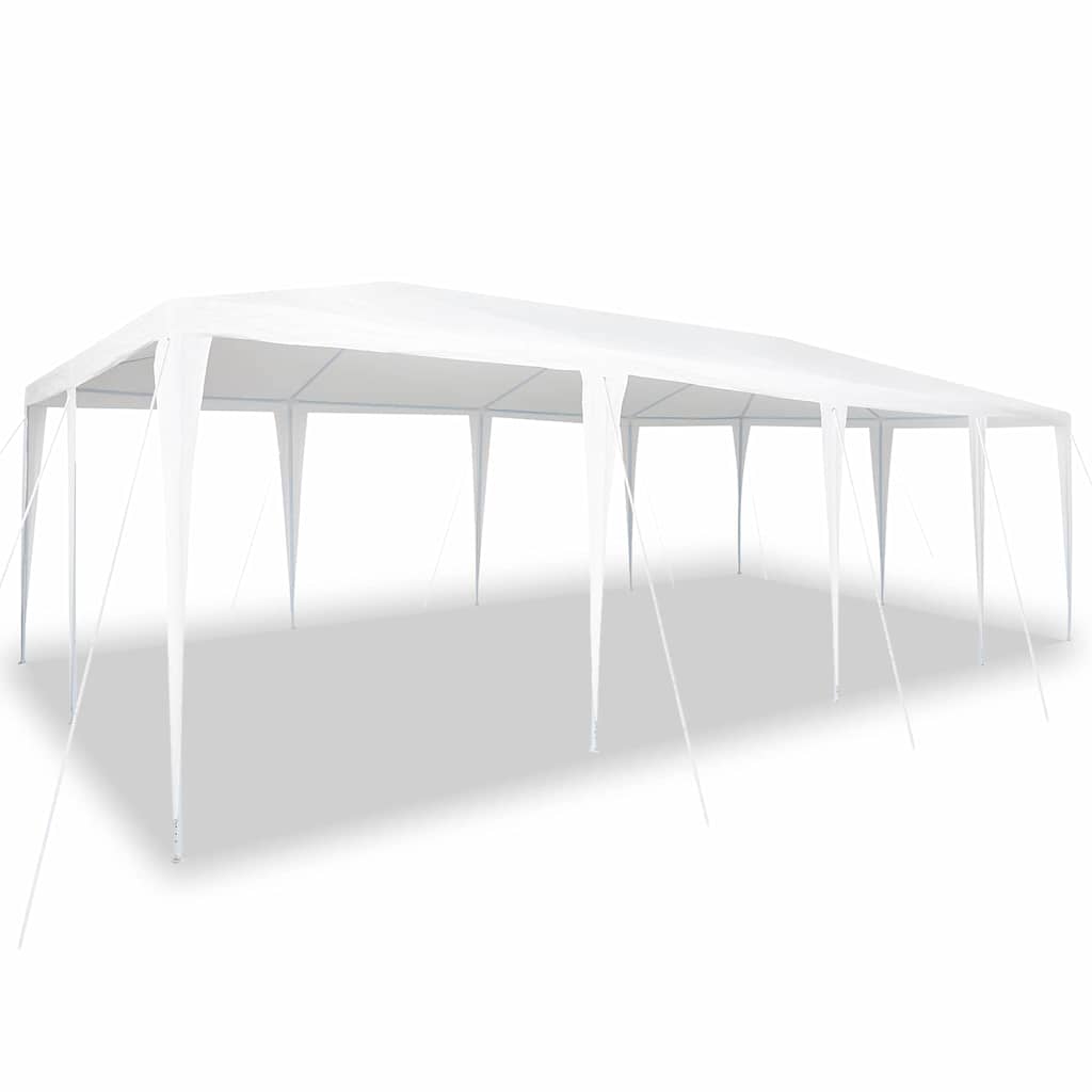 vidaXL Namiot Imprezowy Biały 800 x 400 x 266 cm Polietylen i Stal