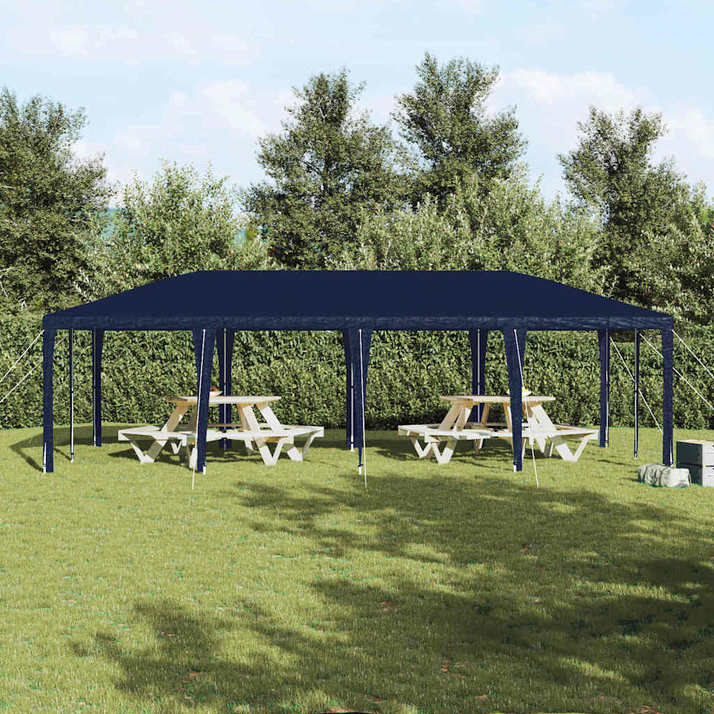 vidaXL Namiot Imprezowy Niebieski 800 x 400 x 266 cm Polietylen i Stal