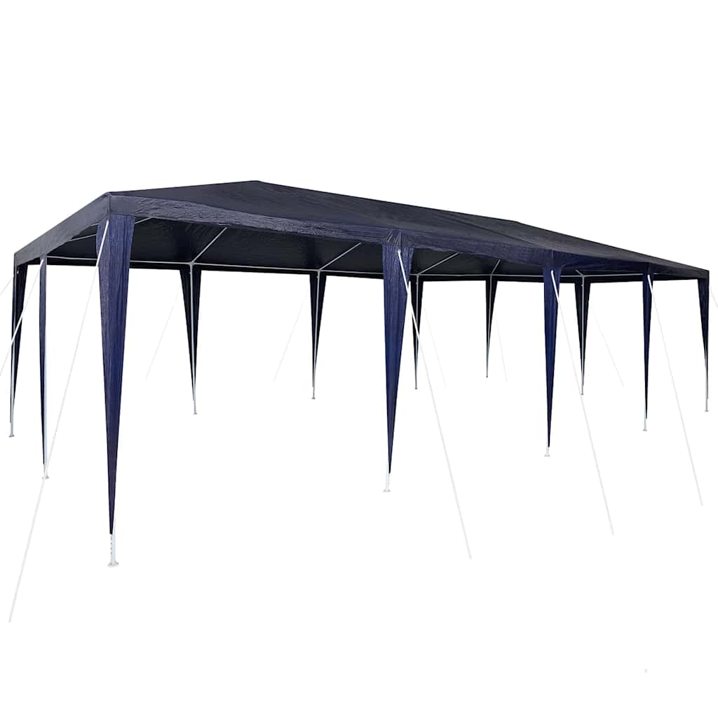vidaXL Namiot Imprezowy Niebieski 800 x 400 x 266 cm Polietylen i Stal