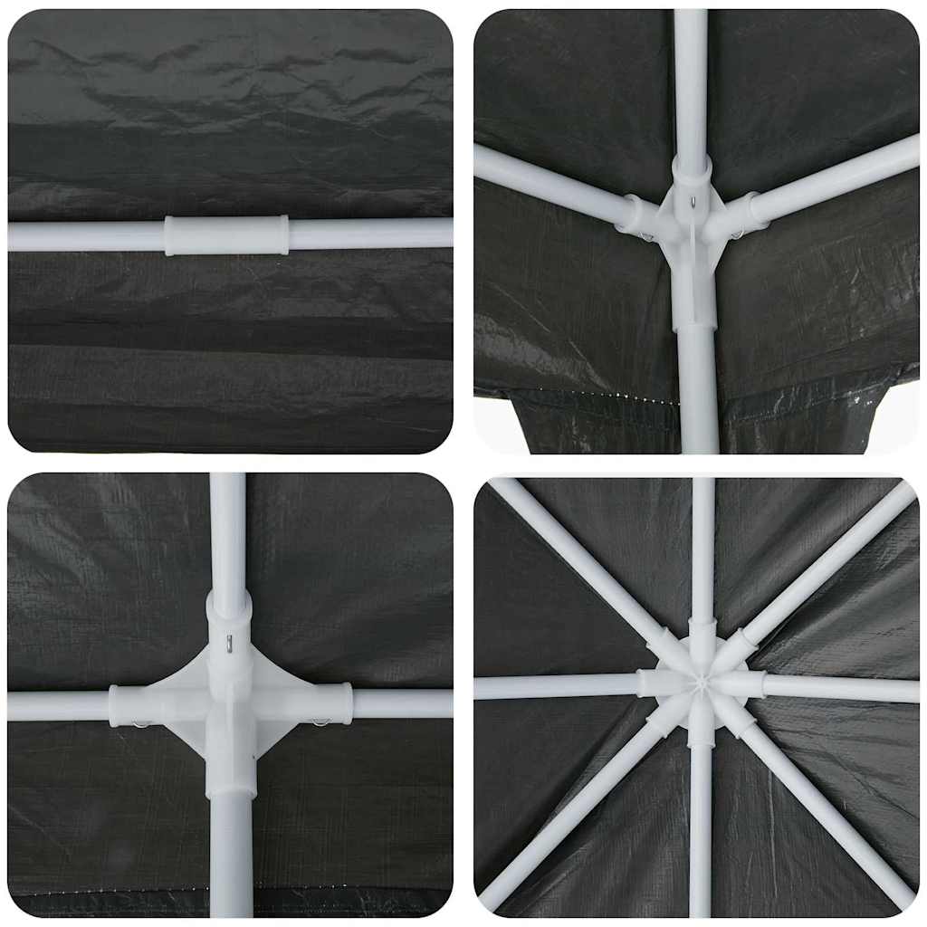 vidaXL Namiot Imprezowy Antracyt 800 x 400 x 266 cm Polietylen i Stal