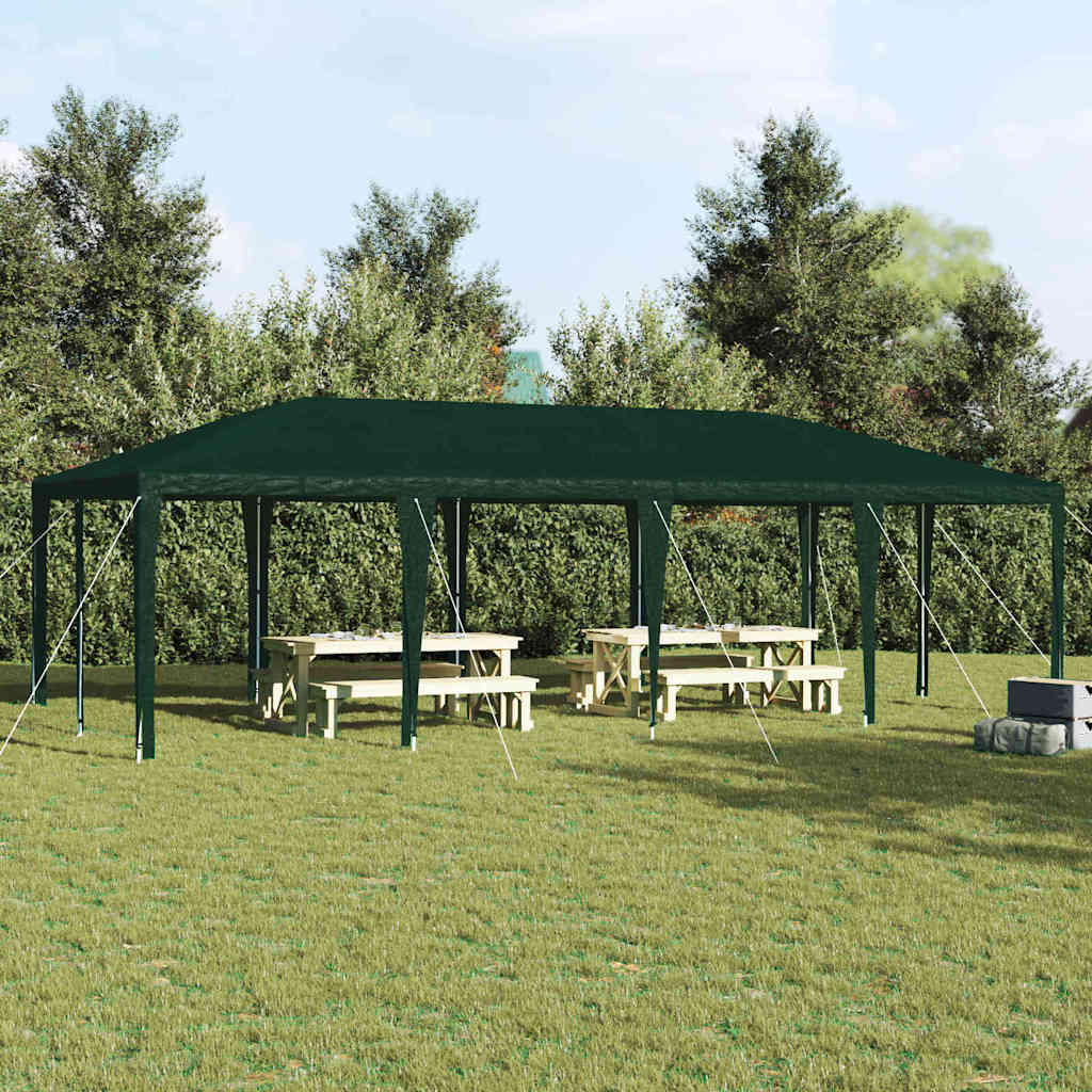 vidaXL Namiot Imprezowy Zielony 800 x 400 x 266 cm Polietylen i Stal