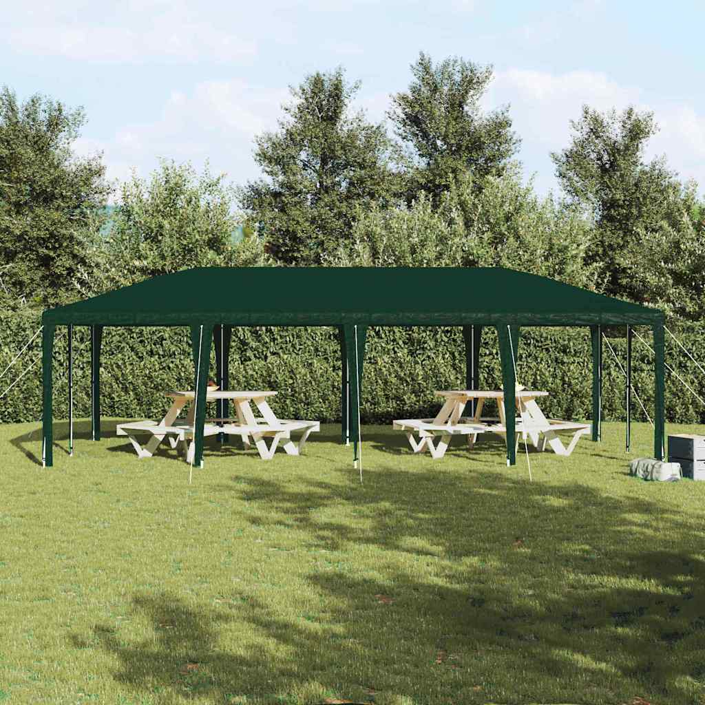 vidaXL Namiot Imprezowy Zielony 800 x 400 x 266 cm Polietylen i Stal