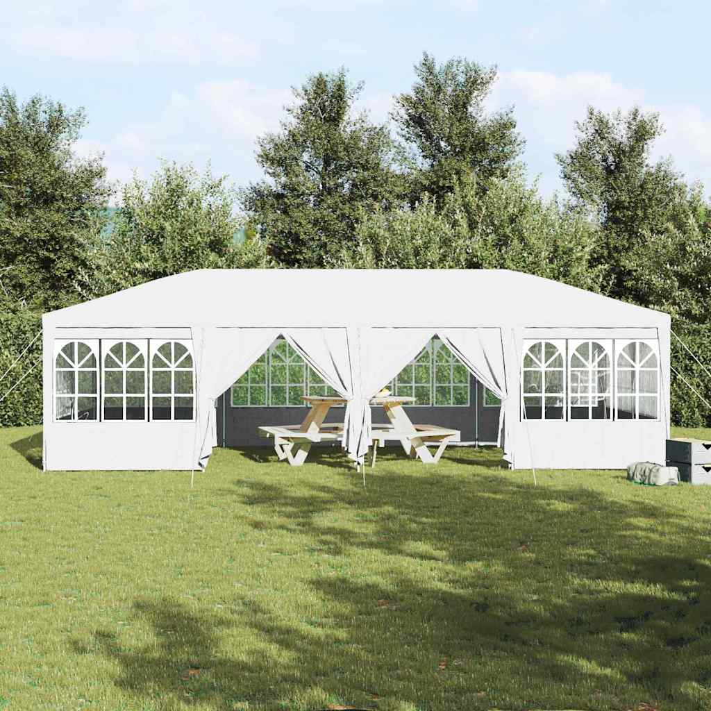 vidaXL Namiot Imprezowy Biały 800 x 400 x 266 cm Polietylen
