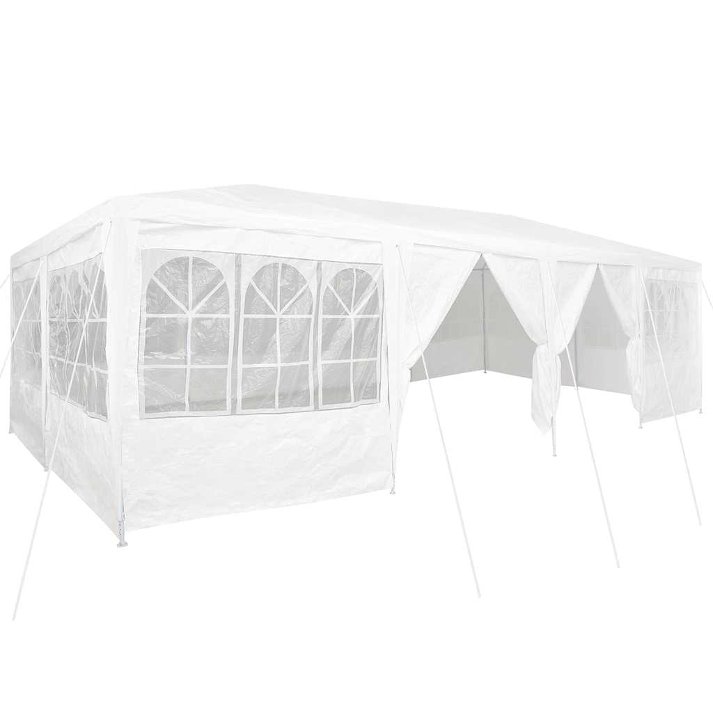 vidaXL Namiot Imprezowy Biały 800 x 400 x 266 cm Polietylen