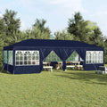vidaXL Namiot Imprezowy Niebieski 800 x 400 x 266 cm Polietylen