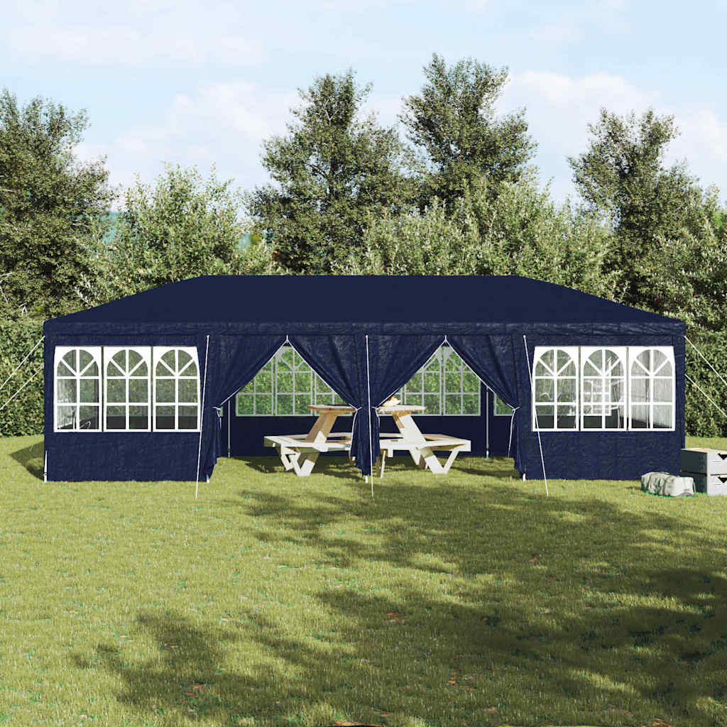 vidaXL Namiot Imprezowy Niebieski 800 x 400 x 266 cm Polietylen
