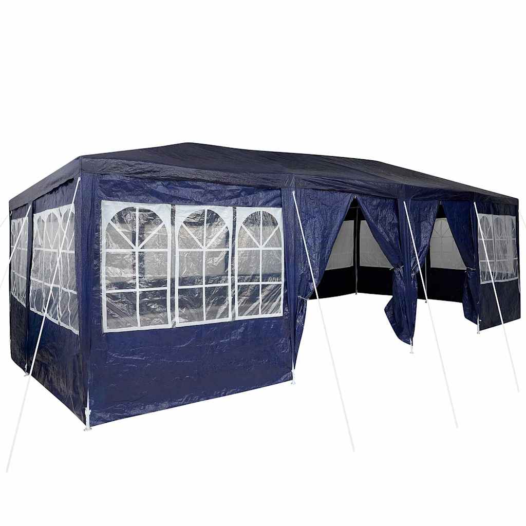 vidaXL Namiot Imprezowy Niebieski 800 x 400 x 266 cm Polietylen