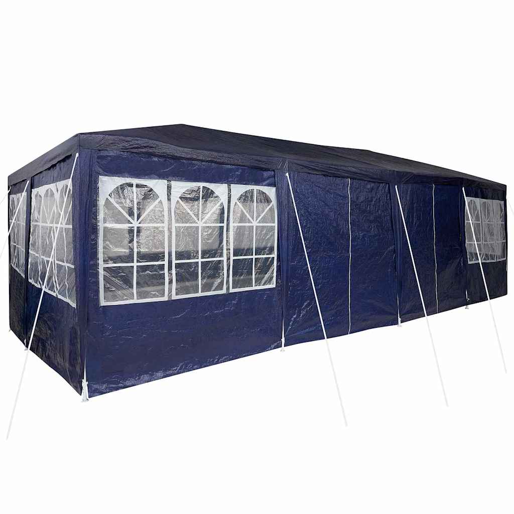 vidaXL Namiot Imprezowy Niebieski 800 x 400 x 266 cm Polietylen