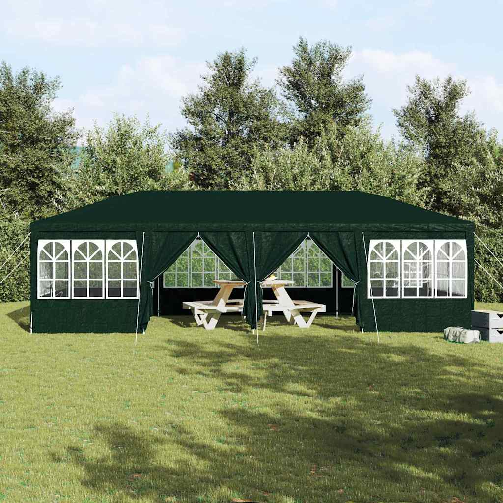 vidaXL Namiot Imprezowy Zielony 800 x 400 x 266 cm Polietylen