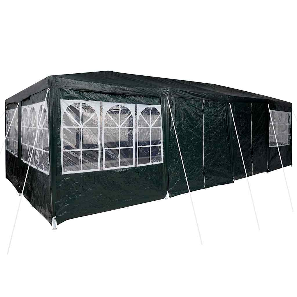 vidaXL Namiot Imprezowy Zielony 800 x 400 x 266 cm Polietylen