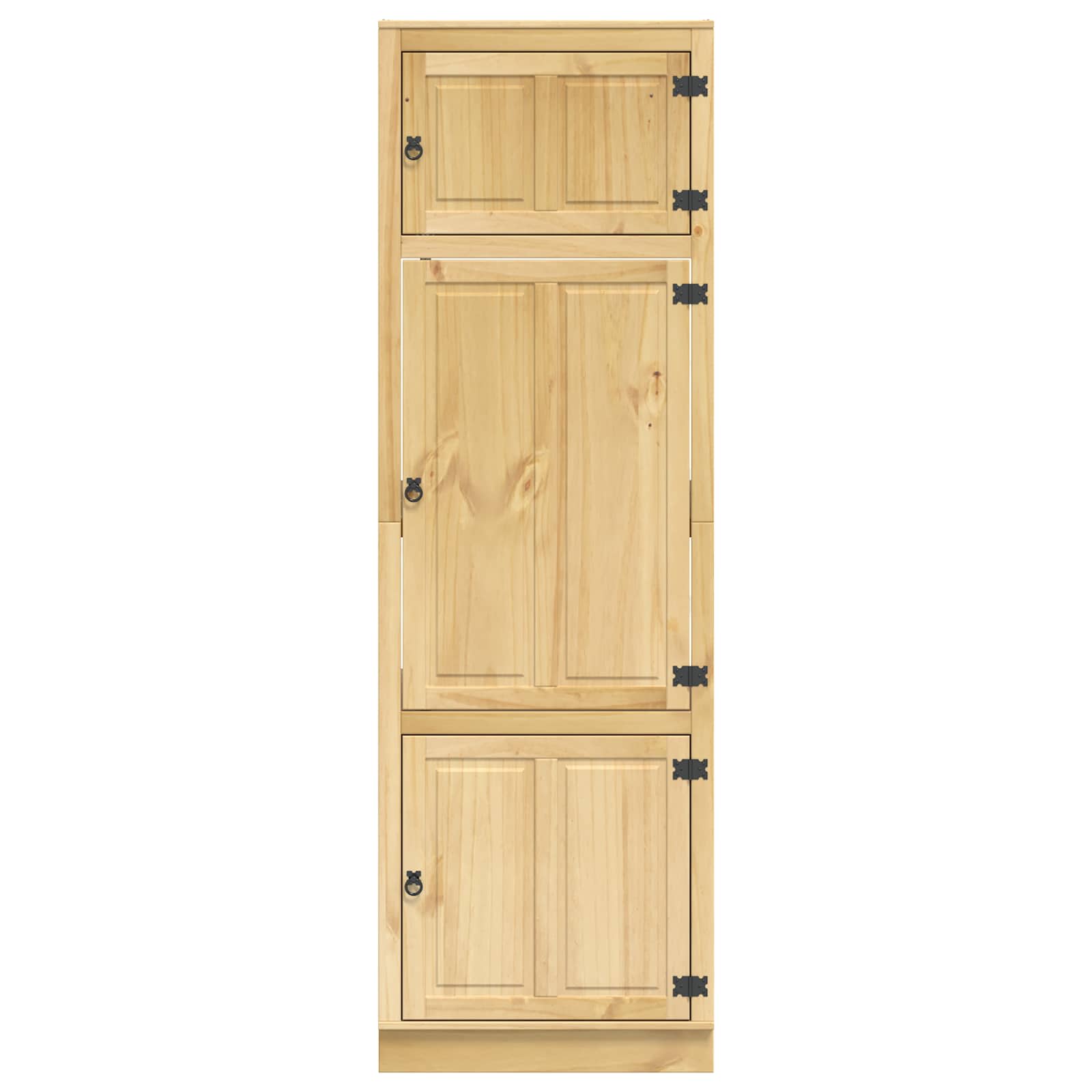 vidaXL Szafkowy SKI Miodowy Brąz 66 x 58 x 207 cm Lite drewno sosnowe