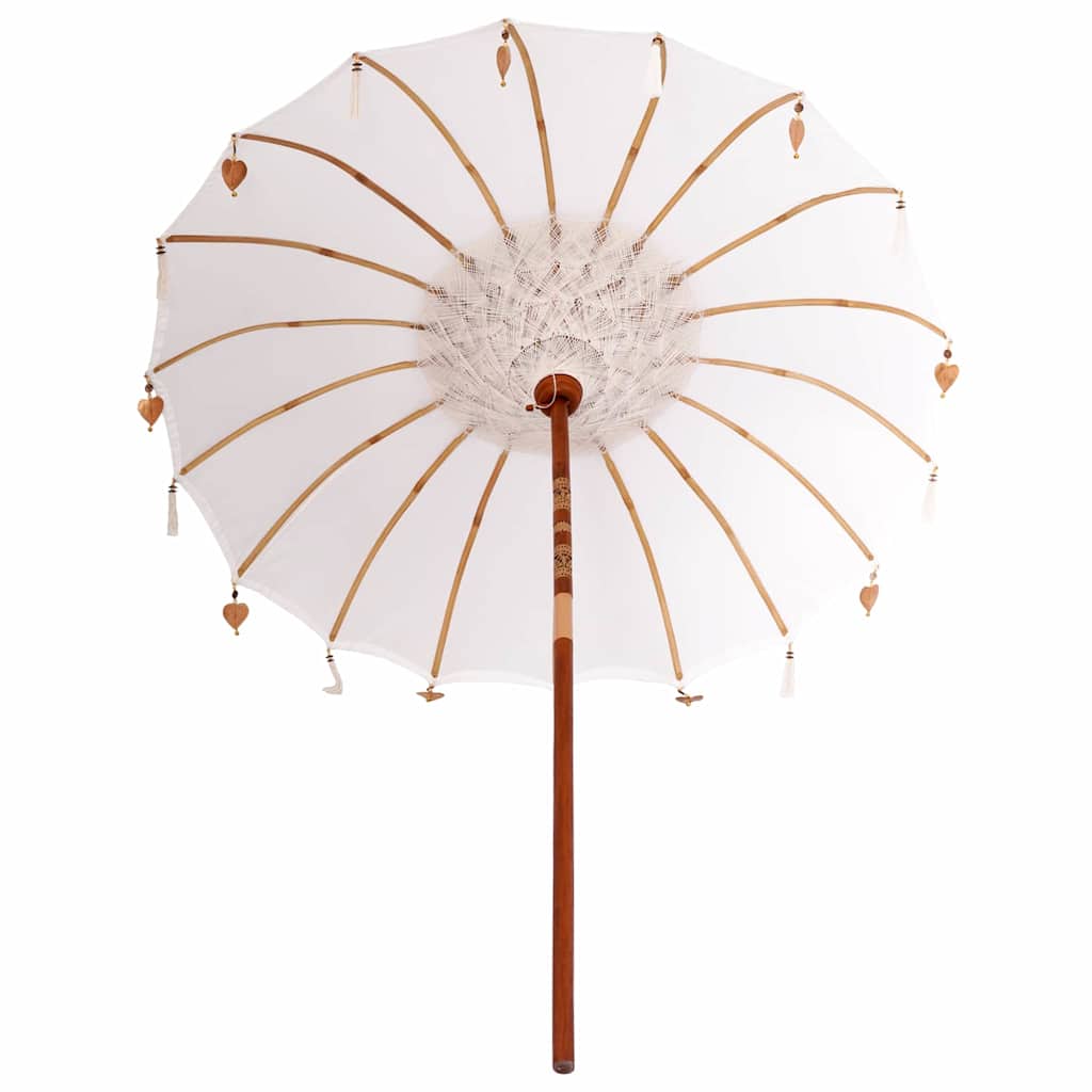 vidaXL Baliński Parasol Kremowy 190 x 190 x 260 cm