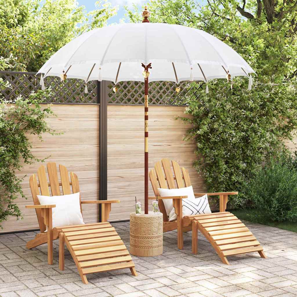 vidaXL Baliński Parasol Kremowy 220 x 220 x 260 cm