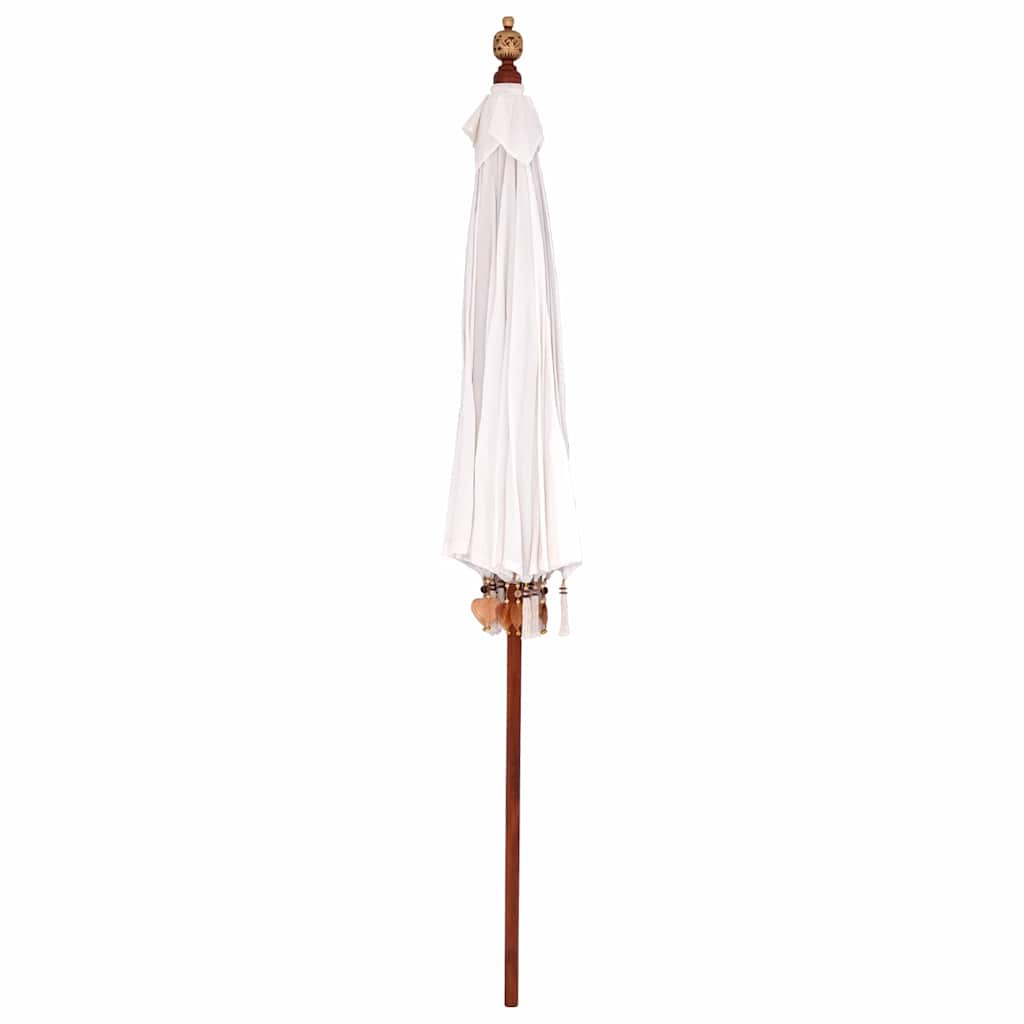 vidaXL Baliński Parasol Kremowy 220 x 220 x 260 cm