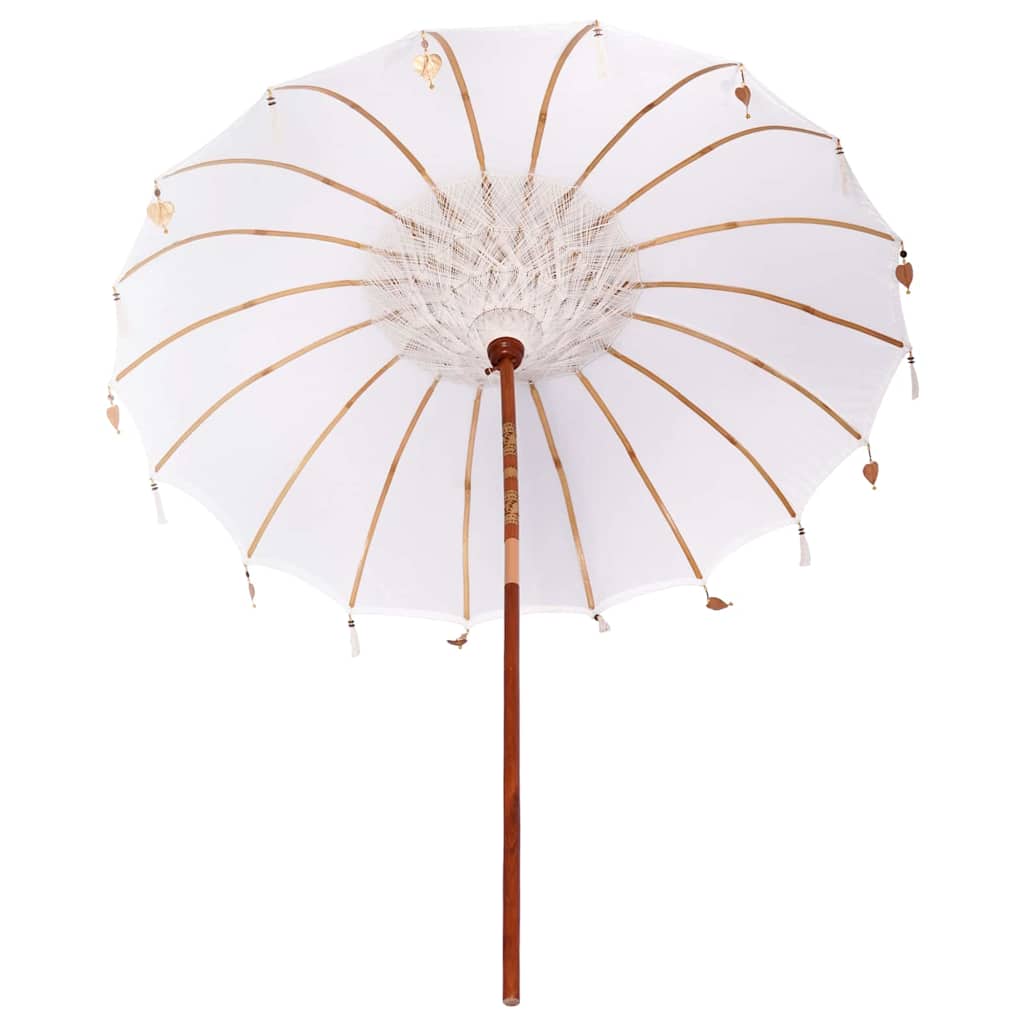 vidaXL Baliński Parasol Kremowy 220 x 220 x 260 cm