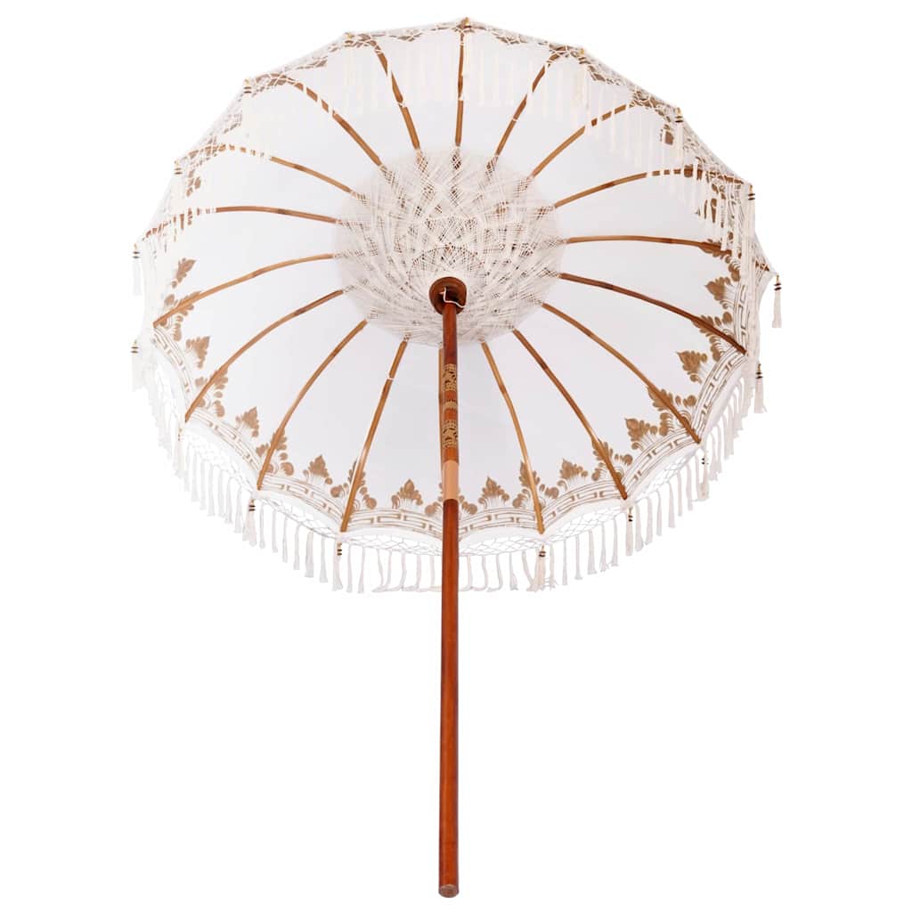 vidaXL Baliński Parasol Kremowy 190 x 190 x 260 cm