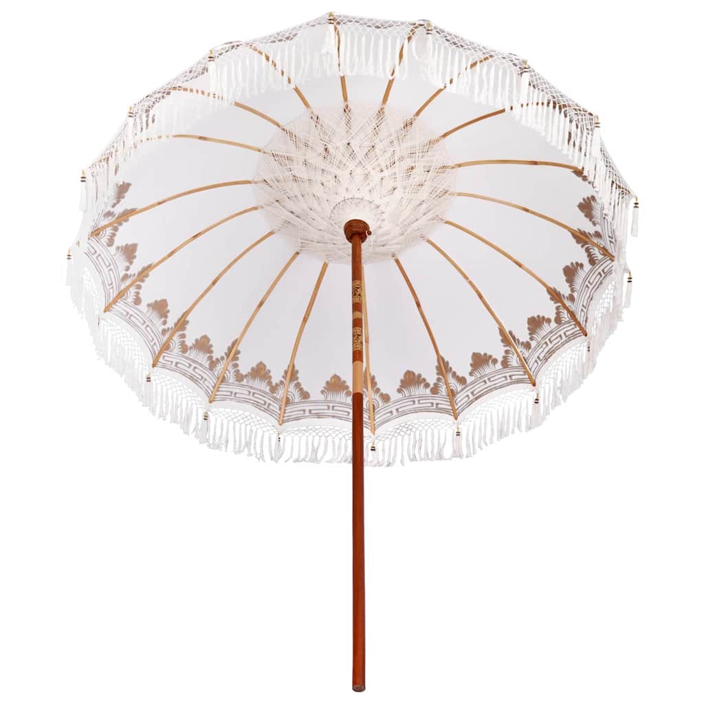 vidaXL Baliński Parasol Kremowy 215 x 215 x 260 cm