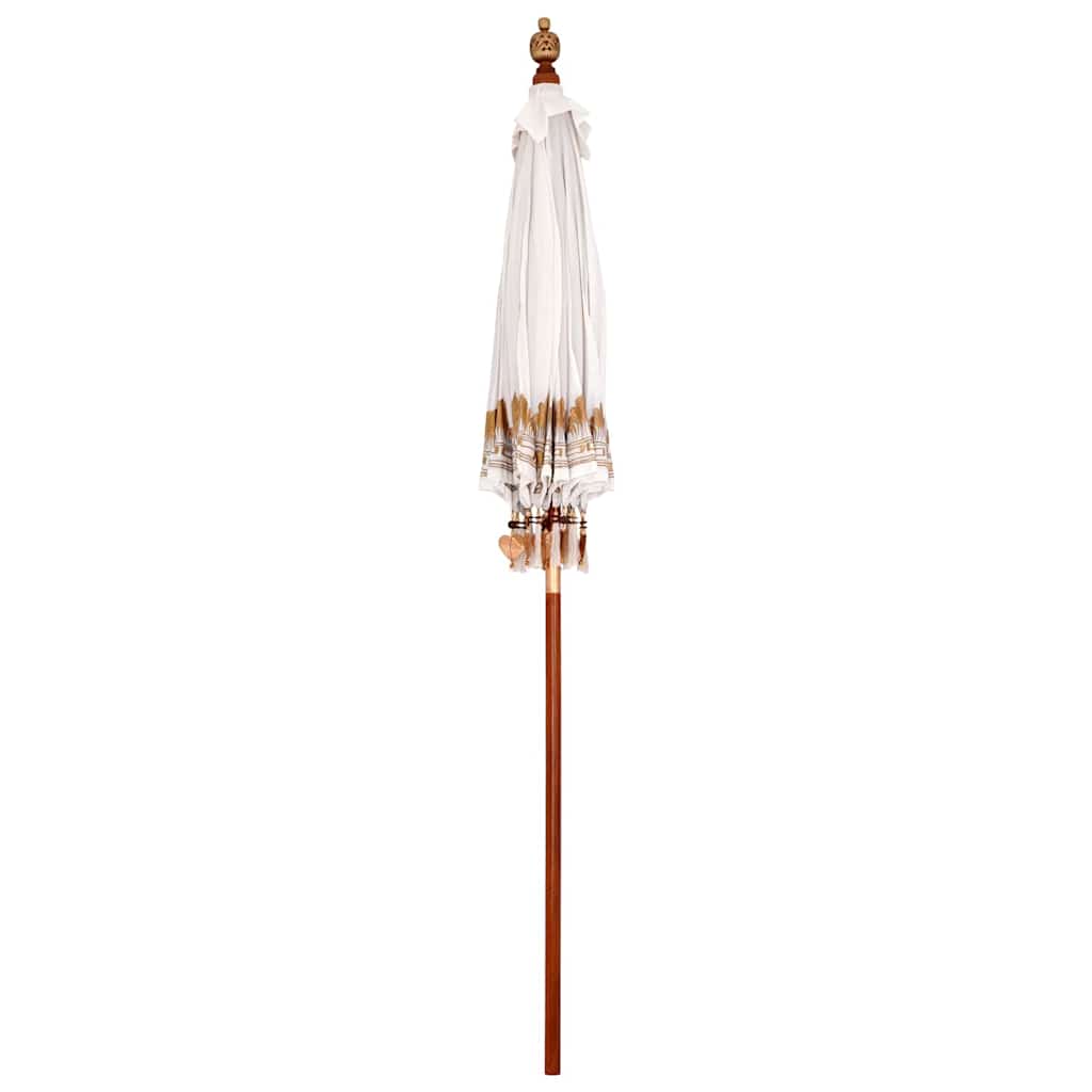 vidaXL Baliński Parasol Kremowy 185 x 185 x 260 cm