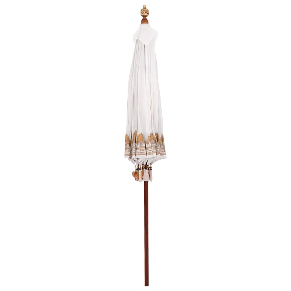 vidaXL Baliński Parasol Kremowy 215 x 215 x 260 cm