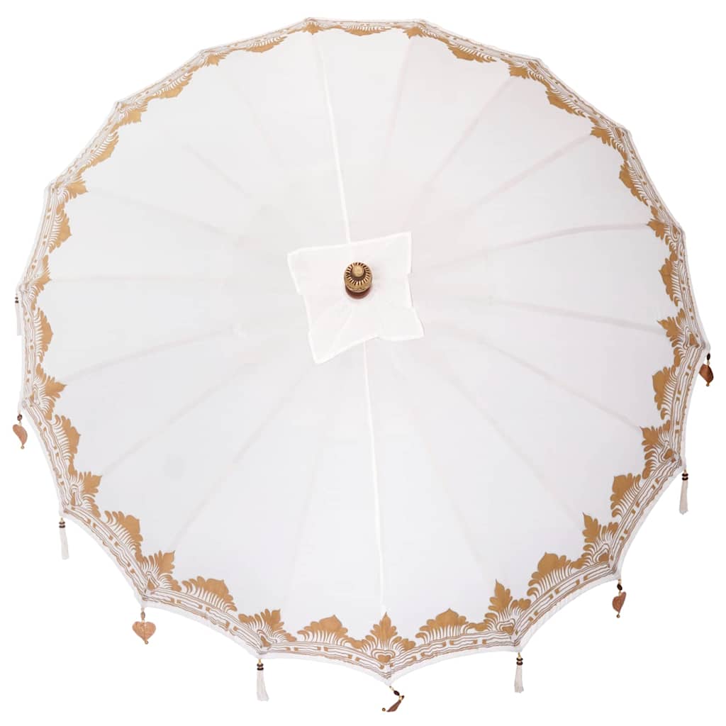 vidaXL Baliński Parasol Kremowy 215 x 215 x 260 cm