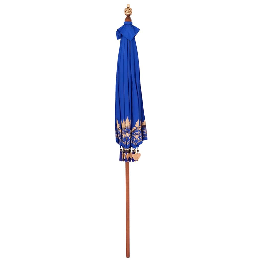 vidaXL Baliński Parasol Niebieski 215 x 215 x 260 cm